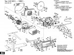 Bosch 0 601 558 001  Circular Hand Saw 110 V / Eu Spare Parts